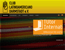 Tablet Screenshot of club-latinoamericano.de